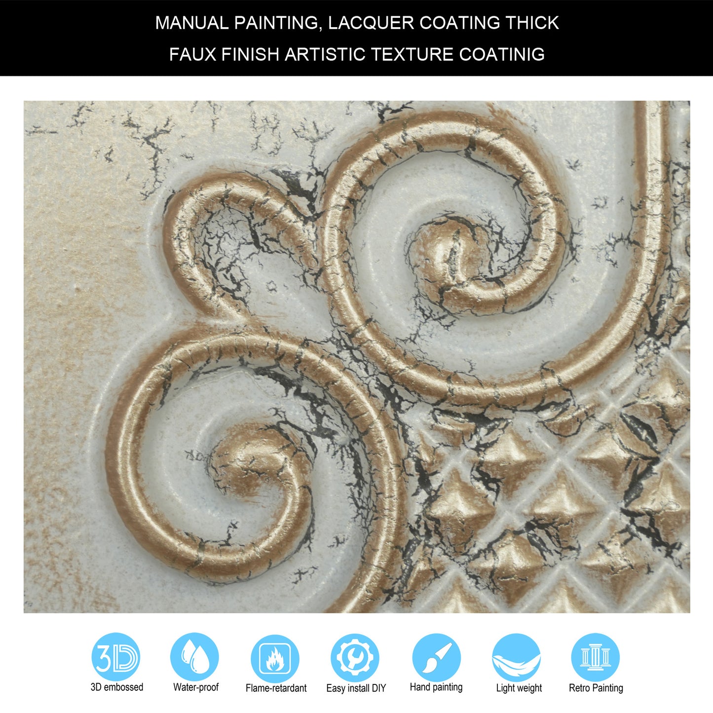 10tiles/lot Artistic Ceiling Tiles for Book Cafés, Literary Shops and Cultural Retail Spaces PL66