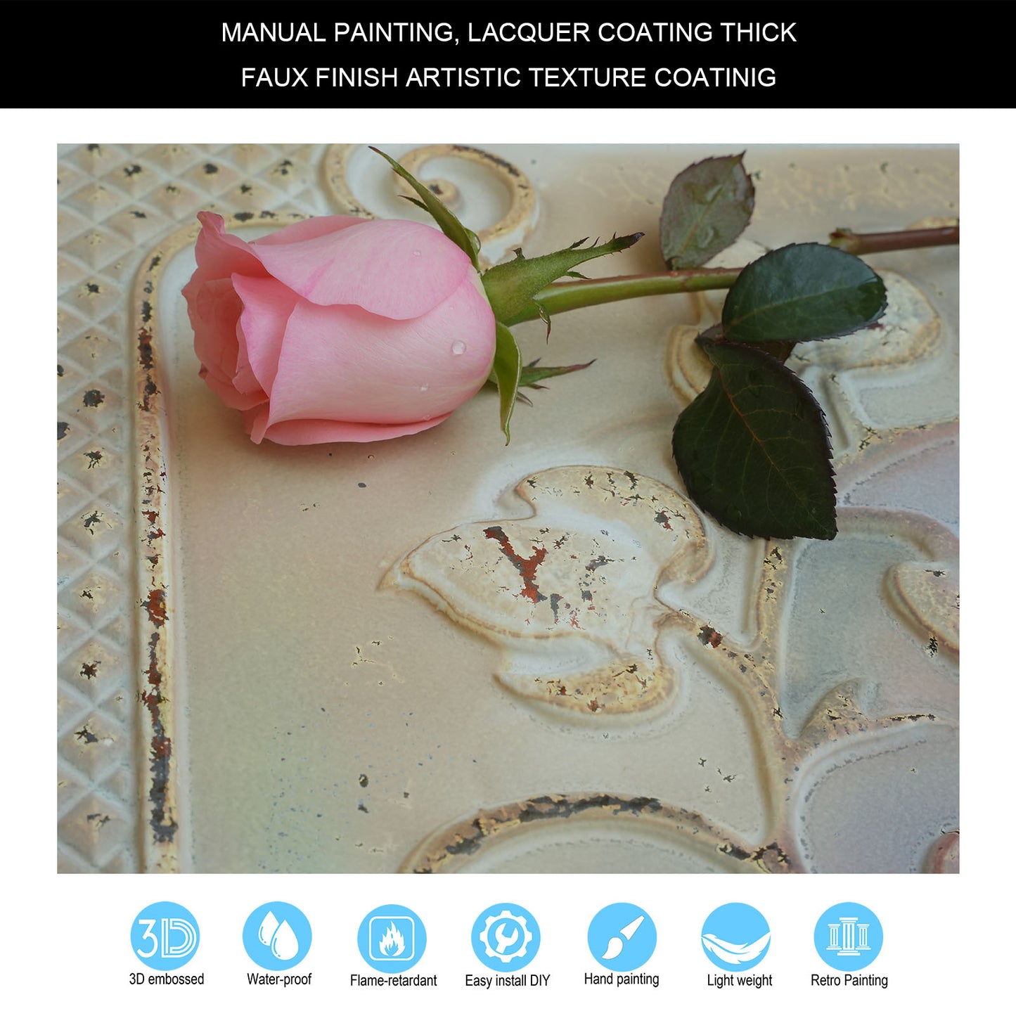 10tiles/lot Artistic Ceiling Tiles for Book Cafés, Literary Shops and Cultural Retail Spaces PL66