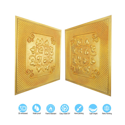 10tiles/lot 3D Decorative Ceiling Tiles for Trendy Restaurants, Bars and Creative Cafés PL66