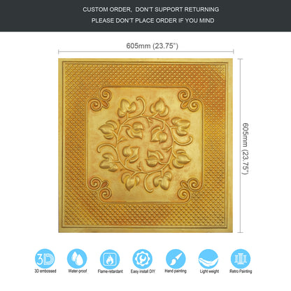 10tiles/lot 3D Decorative Ceiling Tiles for Trendy Restaurants, Bars and Creative Cafés PL66