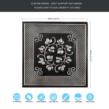 10tiles/lot 3D Decorative Ceiling Tiles for Trendy Restaurants, Bars and Creative Cafés PL66