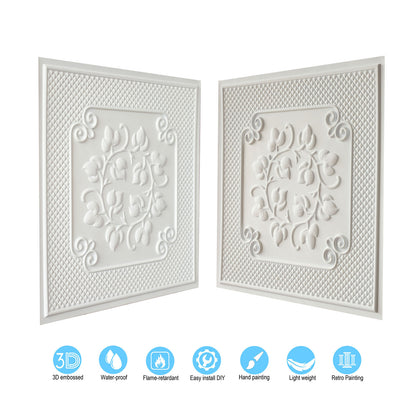 10tiles/lot Artistic Ceiling Tiles for Book Cafés, Literary Shops and Cultural Retail Spaces PL66