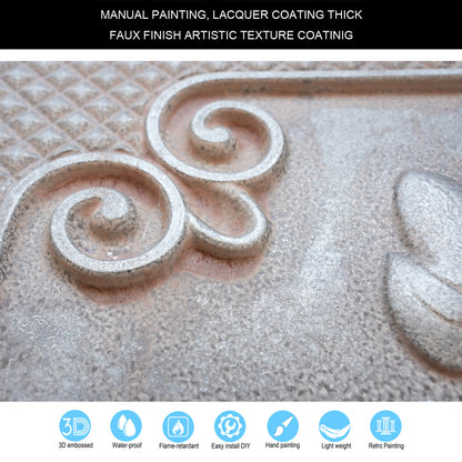 10tiles/lot Vintage Ceiling Tiles for Wine Cellars, Old-World Restaurants and Artistic Rooms PL66