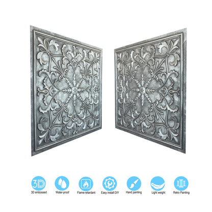 10tiles/lot PVC Ceiling Tiles for Salons, Spas, Massage Rooms and Comfortable Interiors PL66