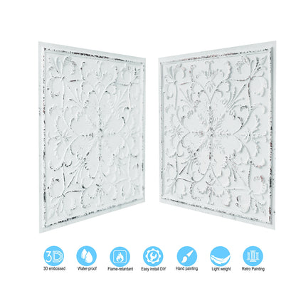 10tiles/lot Artistic Ceiling Tiles for Libraries, Museums, Craft Studios and Cultural Interiors PL70