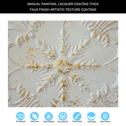 10tiles/lot Artistic Ceiling Tiles for Libraries, Museums, Craft Studios and Cultural Interiors PL70