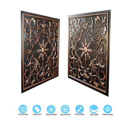 10tiles/lot PVC Ceiling Tiles for Salons, Spas, Massage Rooms and Comfortable Interiors PL70