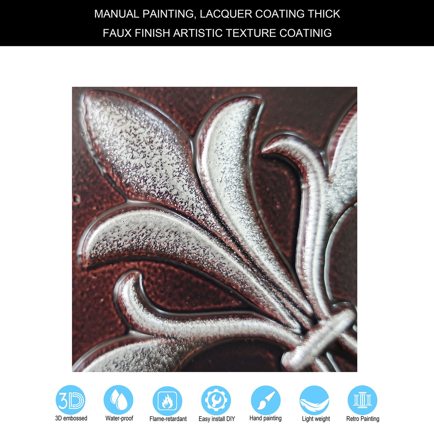 10tiles/lot PVC Ceiling Tiles for Salons, Spas, Massage Rooms and Comfortable Interiors PL70