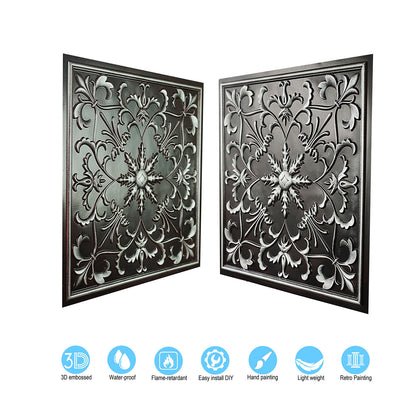 10tiles/lot PVC Ceiling Tiles for Salons, Spas, Massage Rooms and Comfortable Interiors PL70