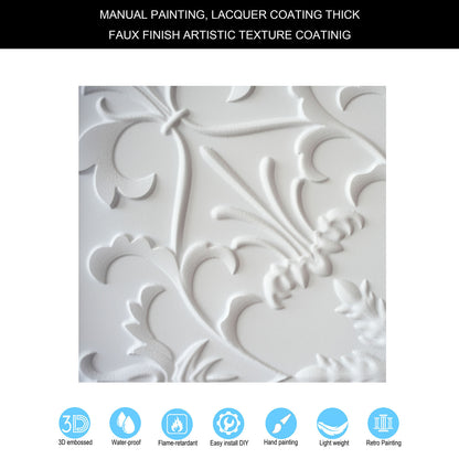 10tiles/lot Artistic Ceiling Tiles for Libraries, Museums, Craft Studios and Cultural Interiors PL70