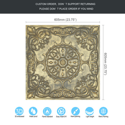 10tiles/lot 3D Decorative Ceiling Tiles for Trendy Restaurants, Bars and Creative Cafés PL71
