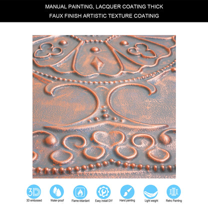 10tiles/lot Village-Style Ceiling Tiles for Country Restaurants, Coffee Shops and Charming Inns PL71