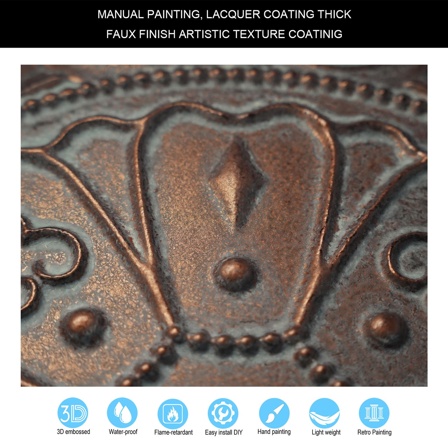 10tiles/lot Village-Style Ceiling Tiles for Country Restaurants, Coffee Shops and Charming Inns PL71