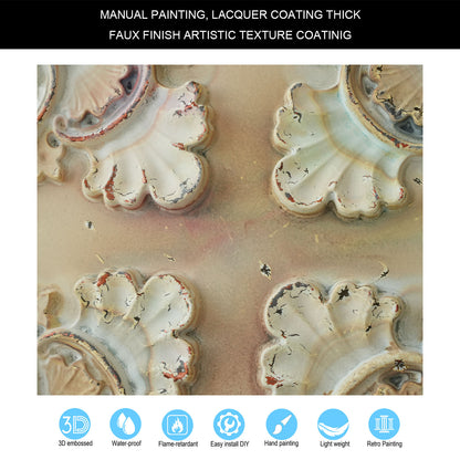 10tiles/lot Decorative Ceiling Tiles for Luxury Hotels, Villas, Salons and High-End Interiors PL80