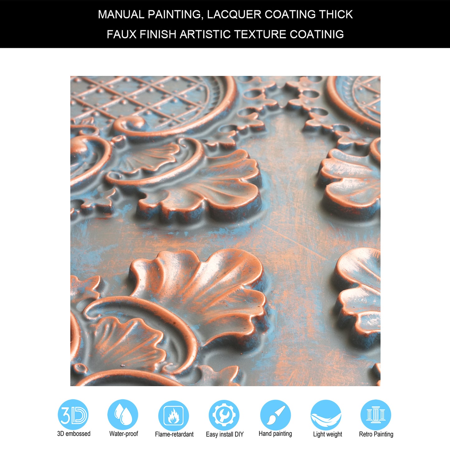 10tiles/lot Drop-In Ceiling Tiles for Office Buildings, Meeting Rooms and Commercial Halls PL80