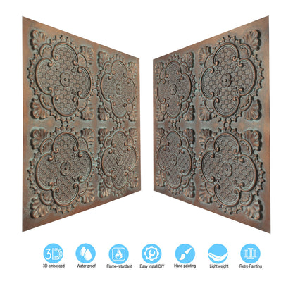 10tiles/lot Drop-In Ceiling Tiles for Office Buildings, Meeting Rooms and Commercial Halls PL80