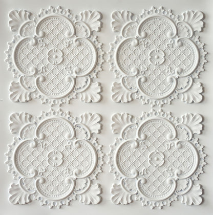 10tiles/lot Decorative Ceiling Tiles for Luxury Hotels, Villas, Salons and High-End Interiors PL80