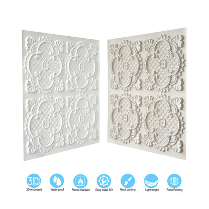 10tiles/lot Decorative Ceiling Tiles for Luxury Hotels, Villas, Salons and High-End Interiors PL80