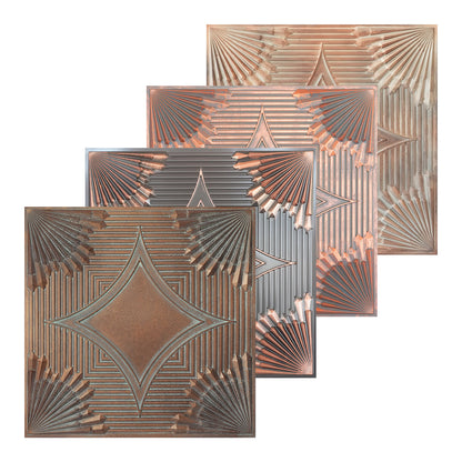 10tiles/lot Tin Ceiling Tiles for Fashion Salons, Barber Shops and Trendy Retail Spaces PL81