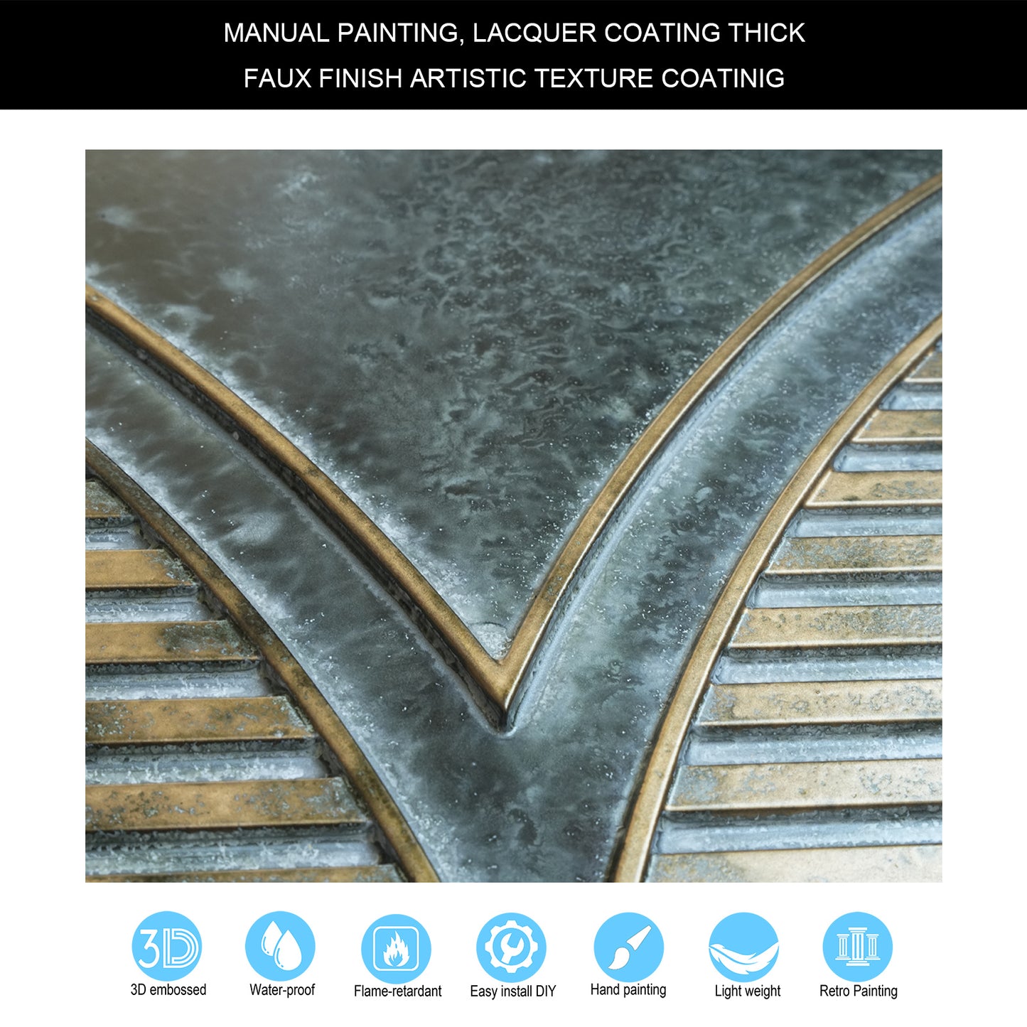 10tiles/lot 3D Faux Metal Ceiling Tiles for Stylish Bars, Clubs and Trendy Restaurants PL81