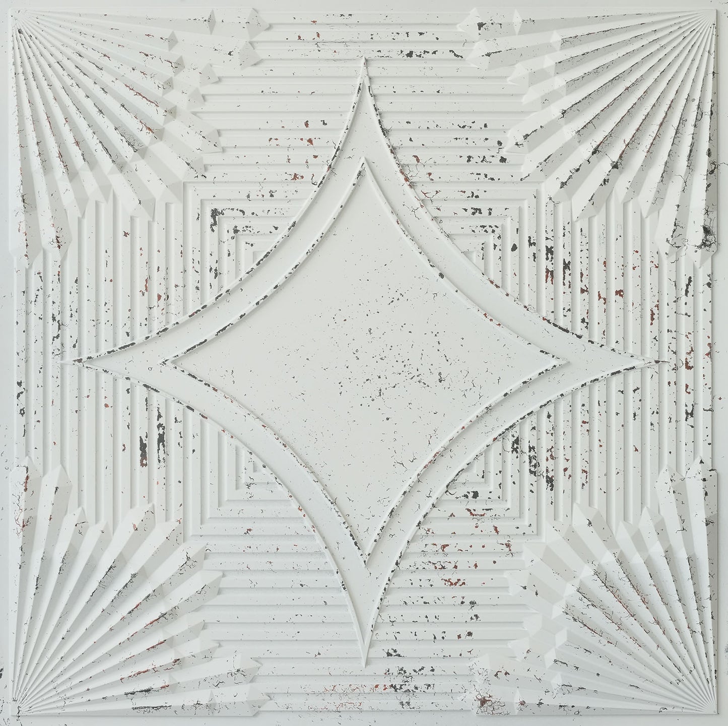 10tiles/lot Distressed Ceiling Tiles for Craft Studios, Retro Cafés and Industrial Design Rooms PL81