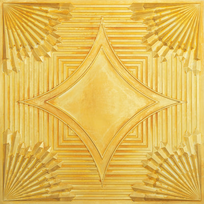 10tiles/lot Metallic Ceiling Tiles for Stylish Bars, Clubs, Restaurants and Social Spaces PL81