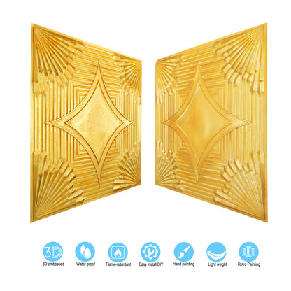 10tiles/lot Metallic Ceiling Tiles for Stylish Bars, Clubs, Restaurants and Social Spaces PL81