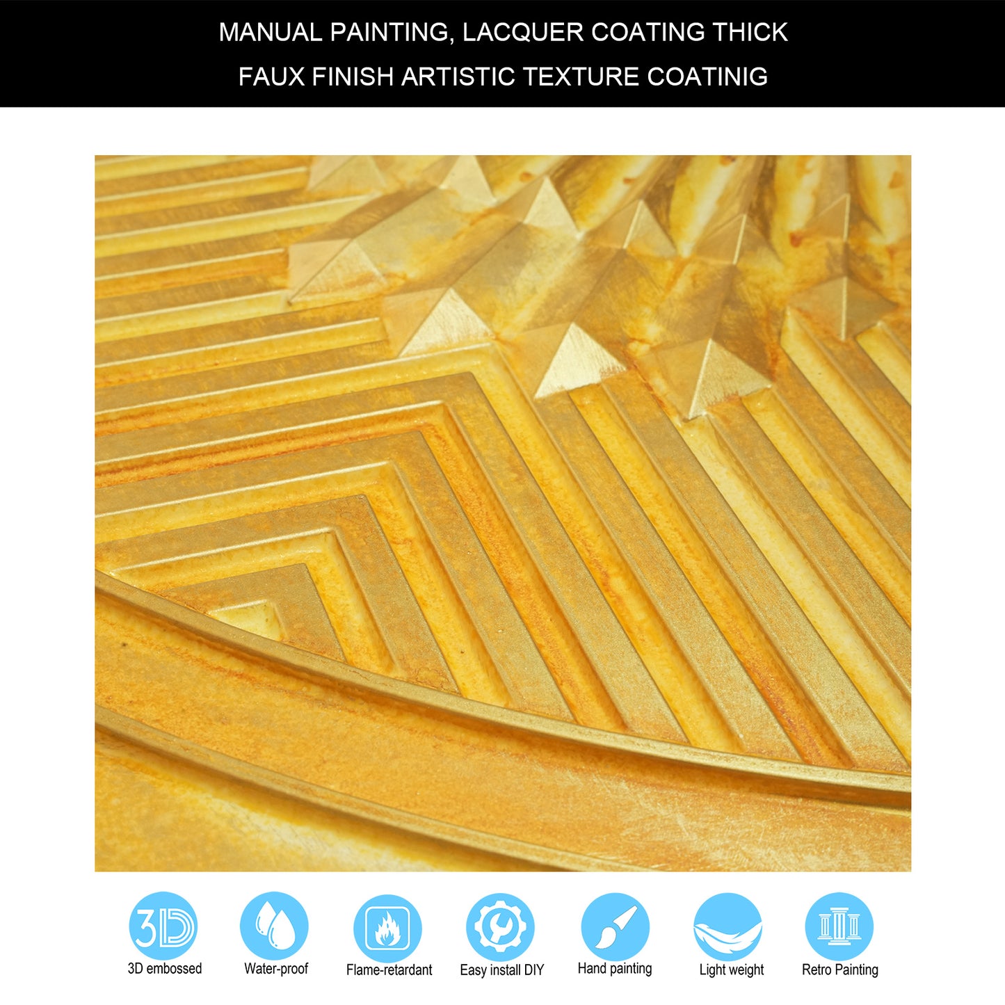 10tiles/lot Metallic Ceiling Tiles for Stylish Bars, Clubs, Restaurants and Social Spaces PL81