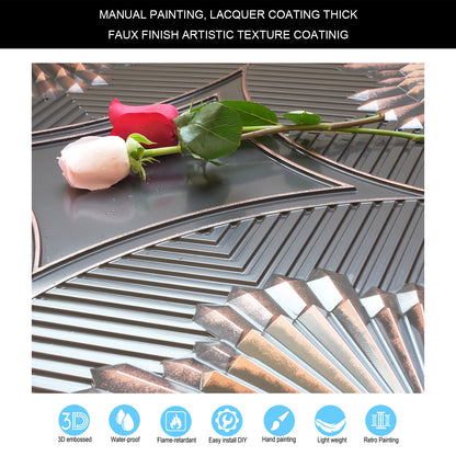 10tiles/lot Tin Ceiling Tiles for Fashion Salons, Barber Shops and Trendy Retail Spaces PL81