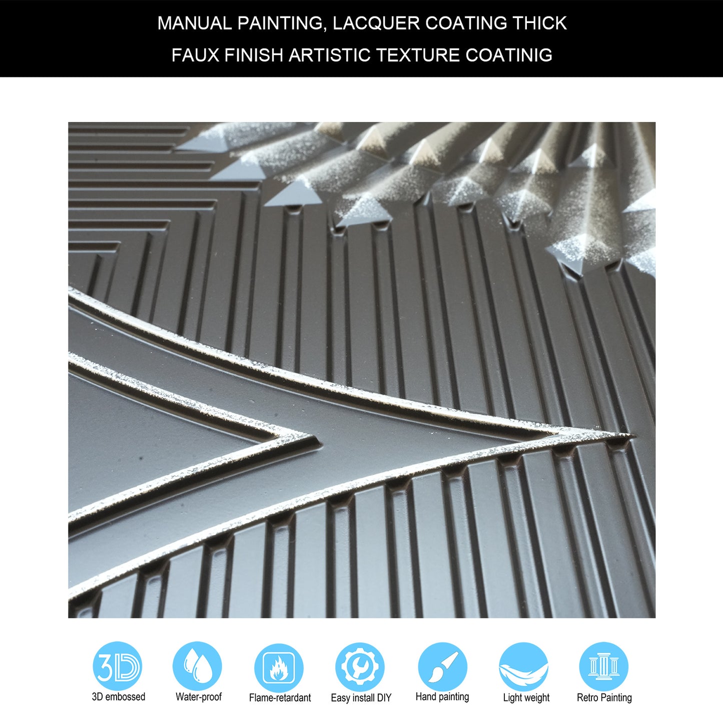 10tiles/lot Metallic Ceiling Tiles for Stylish Bars, Clubs, Restaurants and Social Spaces PL81