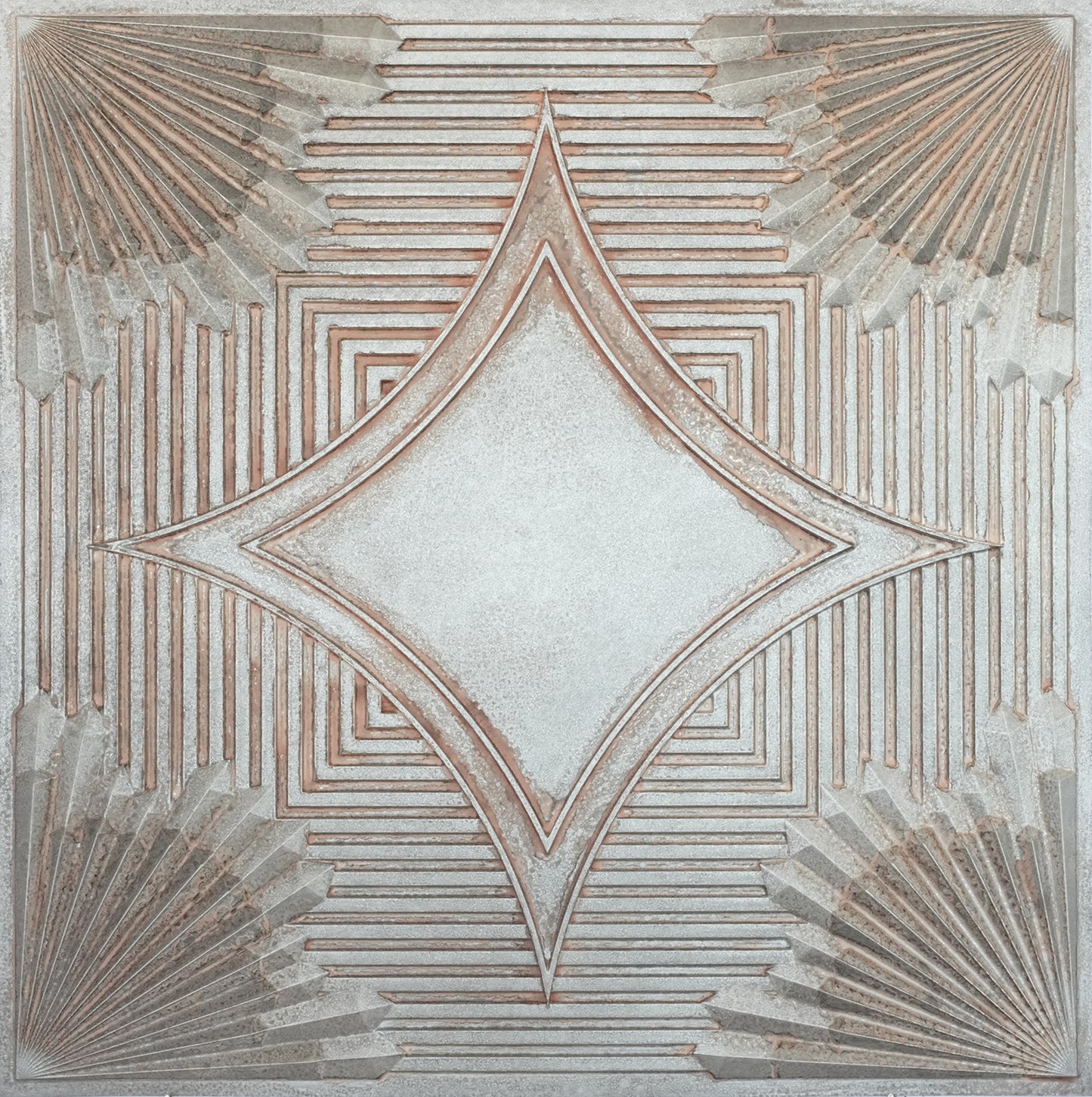 10tiles/lot Distressed Ceiling Tiles for Craft Studios, Retro Cafés and Industrial Design Rooms PL81