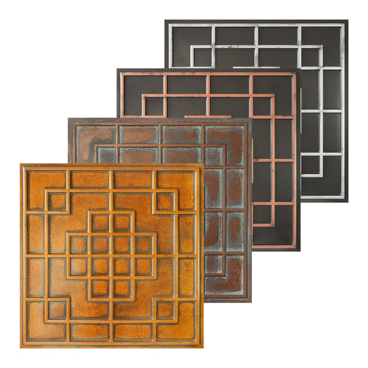 10tiles/lot Classic Victorian Ceiling Tiles for Boutique Hotels, Heritage Inns and Luxury Villas PL82