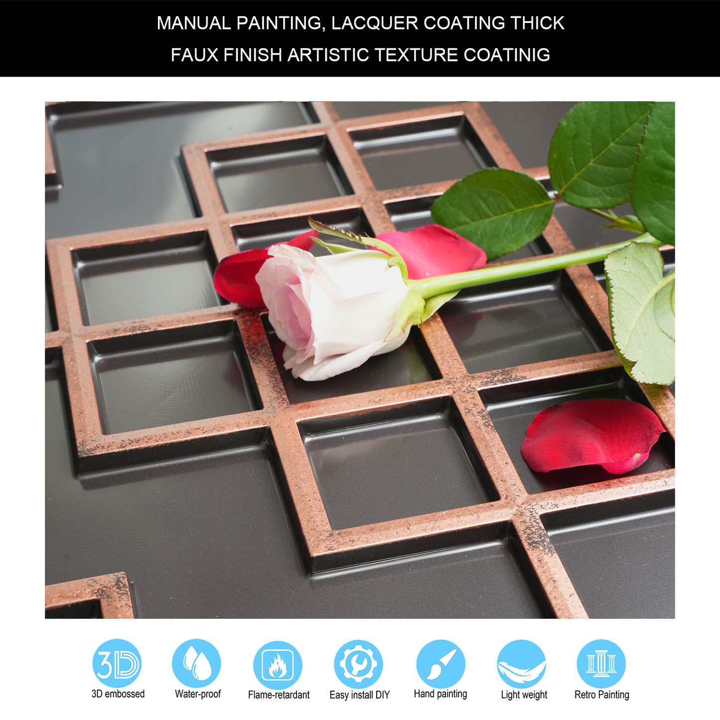 10tiles/lot Classic Victorian Ceiling Tiles for Boutique Hotels, Heritage Inns and Luxury Villas PL82