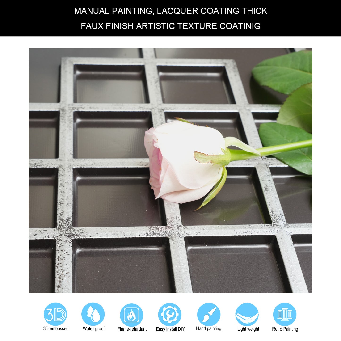 10tiles/lot Classic Victorian Ceiling Tiles for Boutique Hotels, Heritage Inns and Luxury Villas PL82