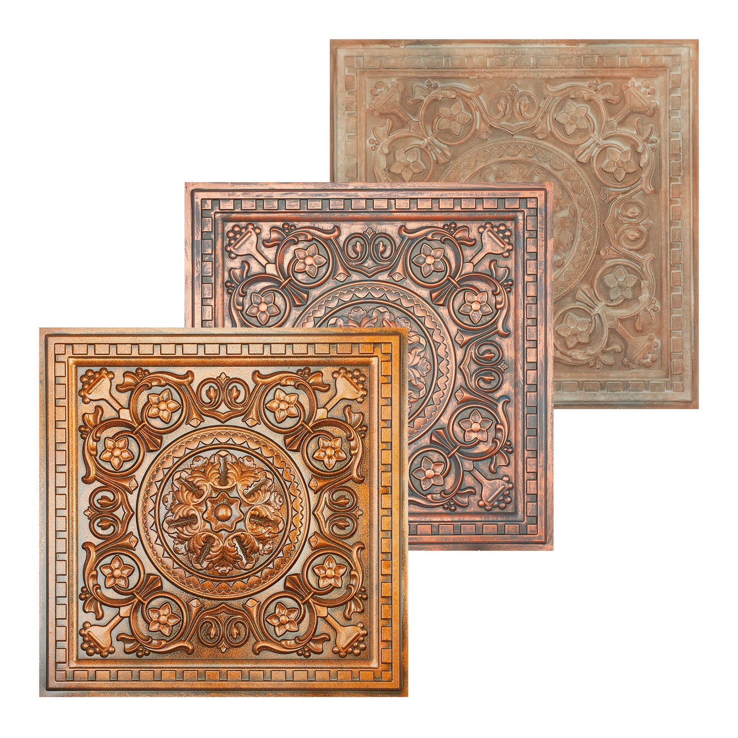 10tiles/lot Metallic Ceiling Tiles for Stylish Bars, Clubs, Restaurants and Social Spaces PL83