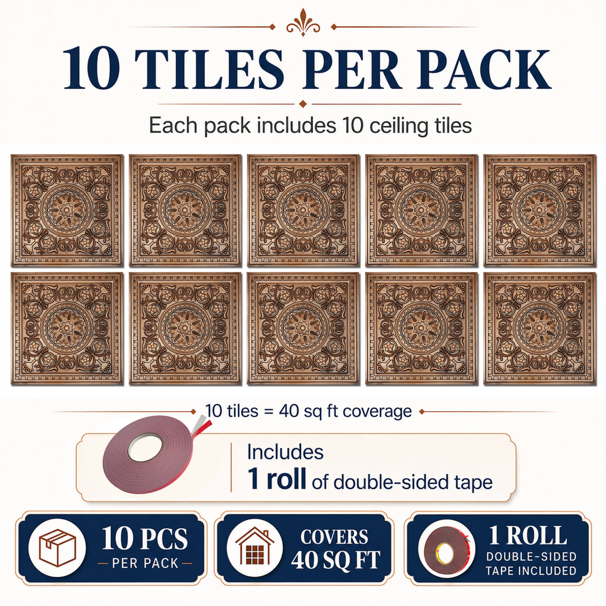 PL83 Aged Copper ceiling tile PL83 AC Area.jpg