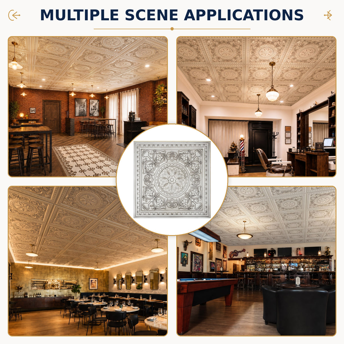 PAINTSDECOR decorative ceiling tiles for HOTEL PL83 10-pack