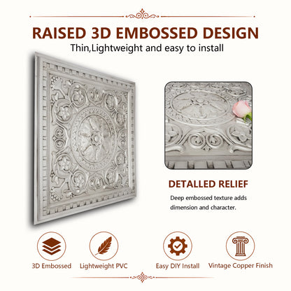 PAINTSDECOR decorative ceiling tiles for HOTEL PL83 10-pack