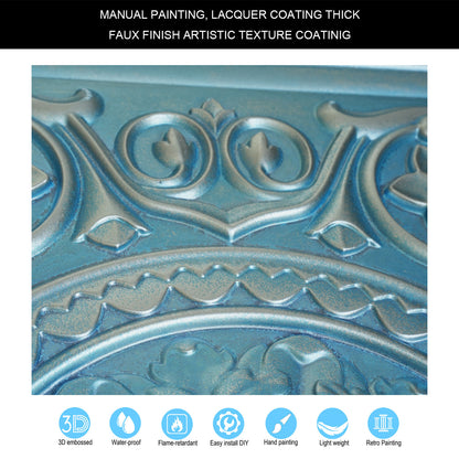 10tiles/lot Pressed Faux Tin Ceiling Tiles for Heritage Bars, Vintage Restaurants and Boutique Hotels PL83