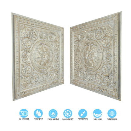 10tiles/lot Metallic Ceiling Tiles for Stylish Bars, Clubs, Restaurants and Social Spaces PL83