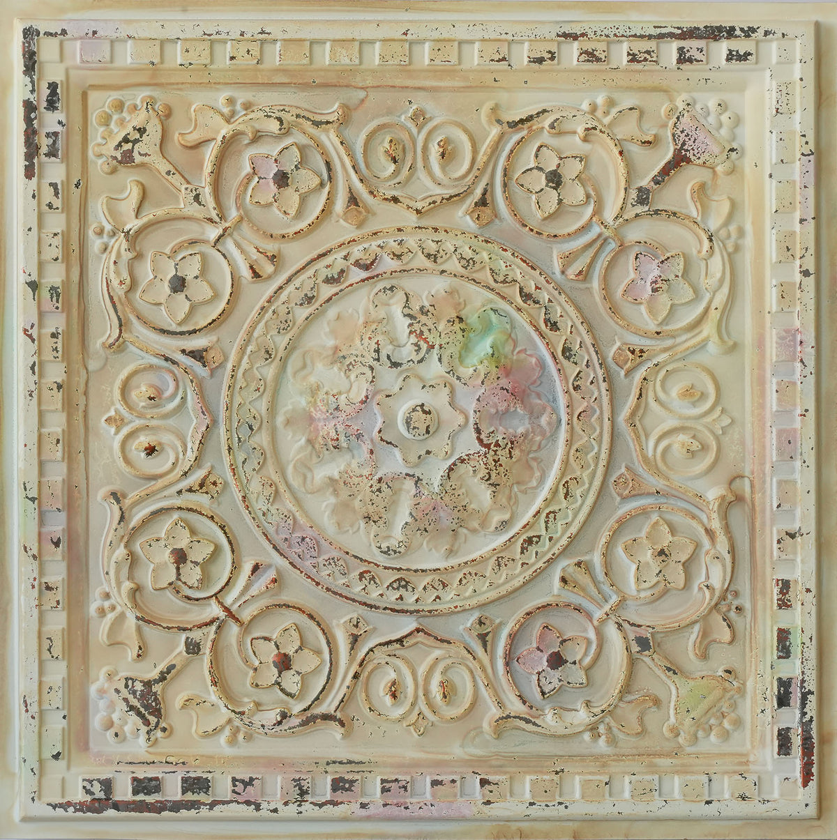PAINTSDECOR embossed ceiling tiles for living room PL83 10-pack