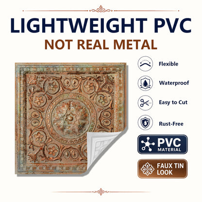 PAINTSDECOR 3D ceiling panels for Villa PL83 10-pack