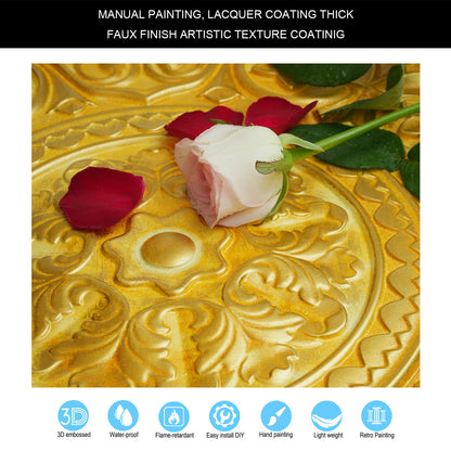 10tiles/lot Metallic Ceiling Tiles for Stylish Bars, Clubs, Restaurants and Social Spaces PL83