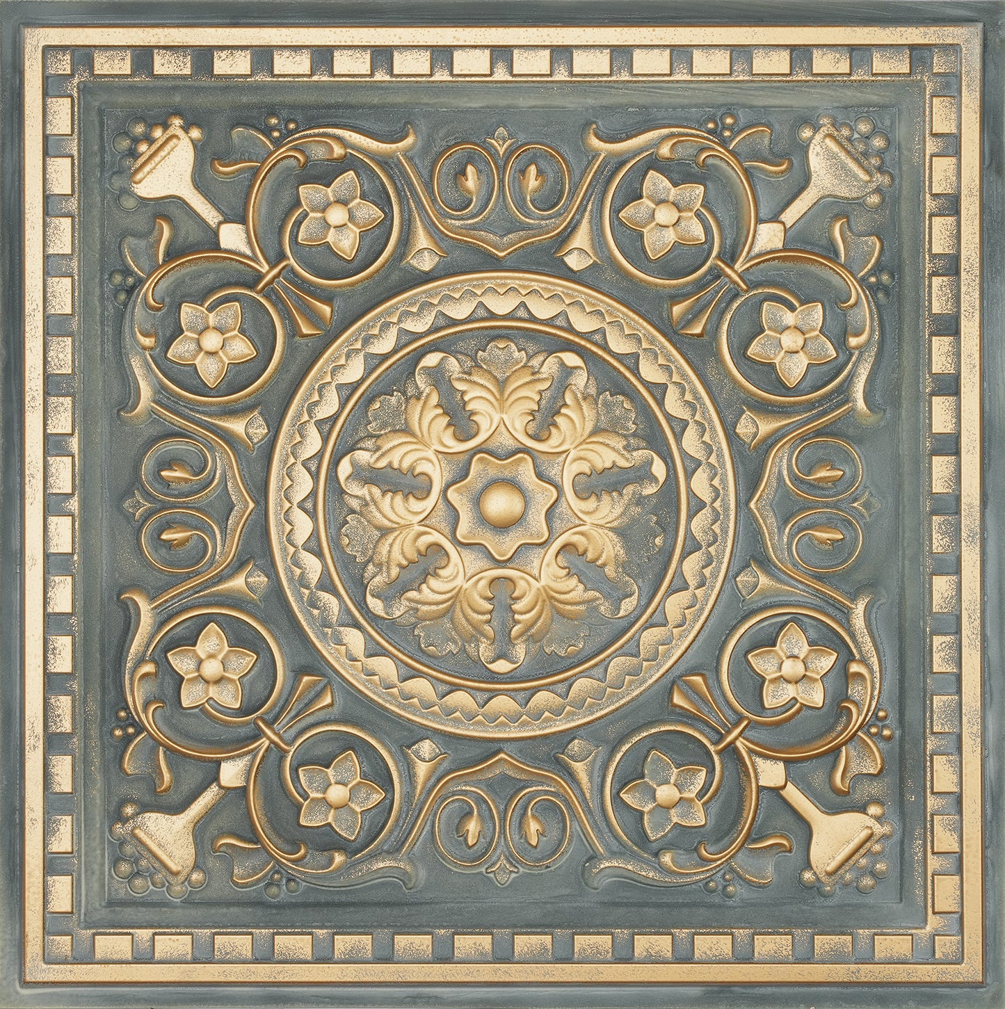 10tiles/lot Pressed Faux Tin Ceiling Tiles for Heritage Bars, Vintage Restaurants and Boutique Hotels PL83