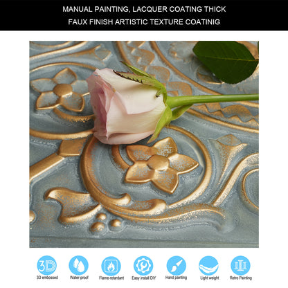 10tiles/lot Pressed Faux Tin Ceiling Tiles for Heritage Bars, Vintage Restaurants and Boutique Hotels PL83