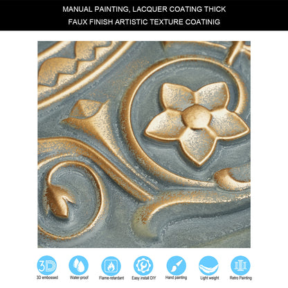 10tiles/lot Pressed Faux Tin Ceiling Tiles for Heritage Bars, Vintage Restaurants and Boutique Hotels PL83