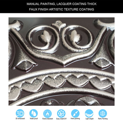 10tiles/lot Drop-In Decorative Tin Tiles for Hotels, Villas and Modern Office Buildings PL83