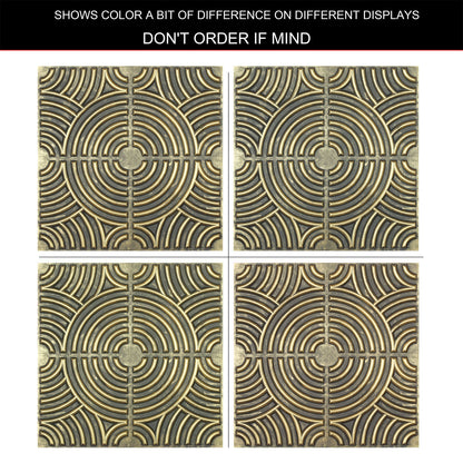 10tiles/lot Glue up faux Tin Ceiling Tiles gold color for Bars, Plastic, Coffer, DIY ceiling panels PL84