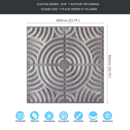 10tiles/lot Glue up 2x2 Ceiling Tiles Interior design for Bars, Plastic, Coffer, DIY ceiling panels PL84