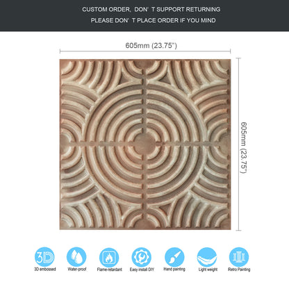 10tiles/lot Glue up 2x2 Ceiling Tiles molden design for Bars, Plastic, Coffer, DIY ceiling panels PL84